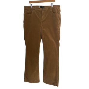 Kut from the Kloth Karen Brown Baby Boot Corduroy Pants 18